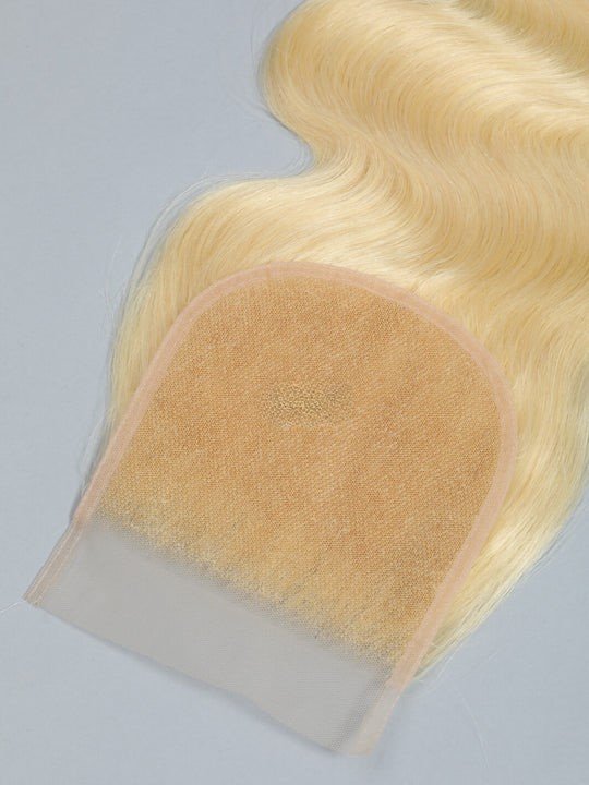 613 Blonde Hair 5x5 Body Wave Lace Closure